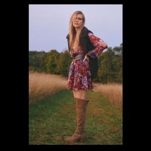 Anthropologie shift dress with cami